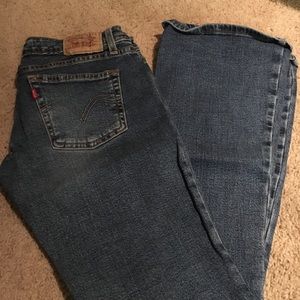 Levi's 524 too super low boot cut jeans size 3M